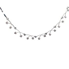 14kt Gold Heart Necklace with Diamonds