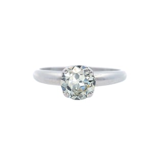 H stern 18kt Gold Solitaire Ring with Diamond