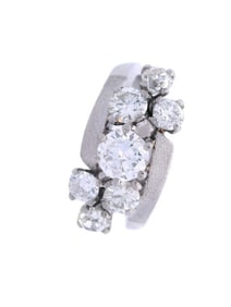 Art Deco Ring in Platinum with 1.75 CTW in Diamonds