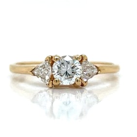 14K Yellow Gold 0.85 Ct. Diamond Ring