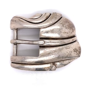 Kieselstein-Cord Sterling Silver Belt Buckle