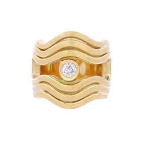 CARLA AMORIM 18kt yellow Gold Ring with Diamond