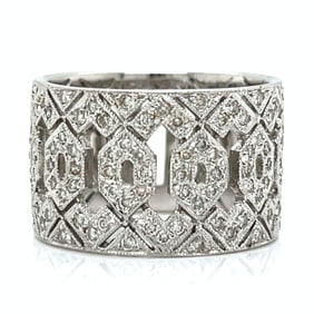 18K White Gold 1.00 Ct. Diamond Ring