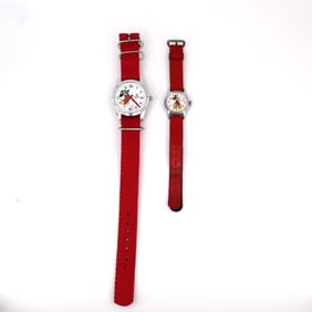 1970 Mickey Mouse Ingersoll Disney hand-wind Wrist Watch and CAMY Geneve Quartz Wrist Watch
