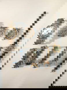 TIMEX Eight Vintage assorted Watches: Lot of seven Vintage Assorted Designer Watches by TIMEX. Lot includes Five ladies Watches from 16 mm to 22 mm case size. And three mens watches about 36 mm case diameter.