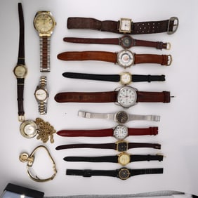 Fifteen Vintage Assorted Designer Watches.