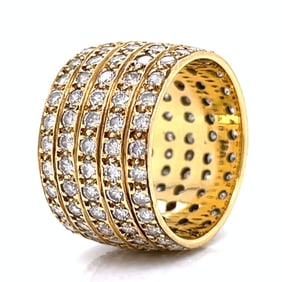 18K Yellow Gold 3.75 Ct. Diamond Ring