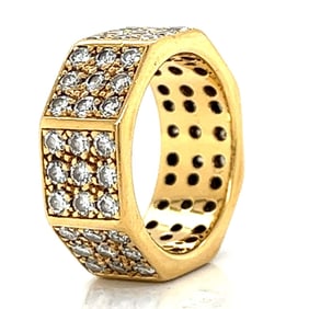 18K Yellow Gold 2.80 Ct. Diamond Ring