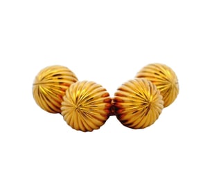 French Doble Cufflinks 18k Gold
