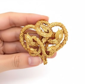 Lalaounis vintage 18K Yellow Gold Brooch