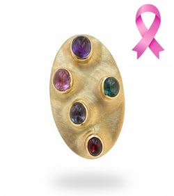 BURLE MARX 18kt yellow Gold with Multicolor Gemstones