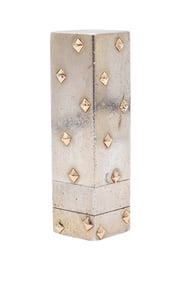 MARCIN PARIS 1930 By Frontin Lipstick Case Holder In Sterling & 18Kt Gold Accents