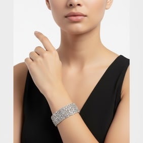 Platinum  Bracelet with 41.03 Ct. in Diamonds