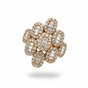 18K Yellow Gold 3.25 Ct. Diamond Ring