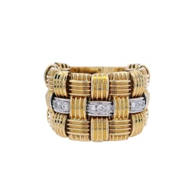 Roberto Coin 18kt Gold Appasionata Diamonds Ring
