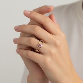 Tiffany & Co Elsa Peretti Rubies by the Yard 18kt yellow Gold Ring