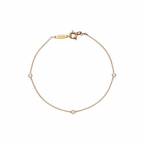 Tiffany & Co. Elsa Peretti 18kt yellow Gold Diamonds by the Yard Bracelet