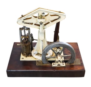STUART TURNER 1898-1906 England Antique Half Beam Steam Engine Model