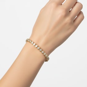 18K Yellow Gold 3.00 Ct. Diamond Tennis Bracelet