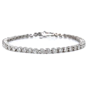 VADEL AMOR 18K White Gold 5.05 Ct. Diamond Tennis Bracelet