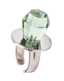 GEM RING POP Anthony Kantor Cocktail Ring In 14Kt Yellow Gold & 28 Ctw Heliodor