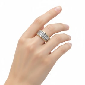 18K Yellow Gold 3.60 Ct. Diamond Ring