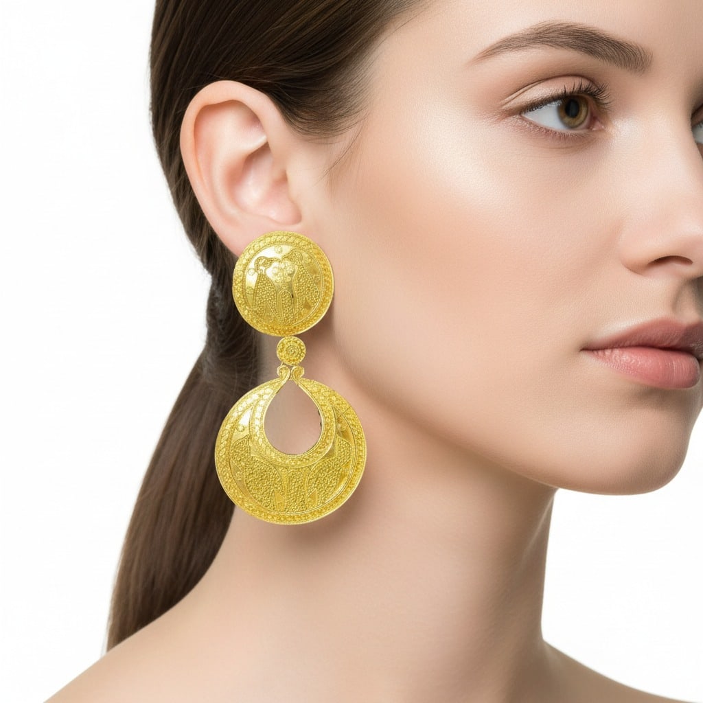 LALOUNIS 18K Yellow Gold Earrings (1 of 3)