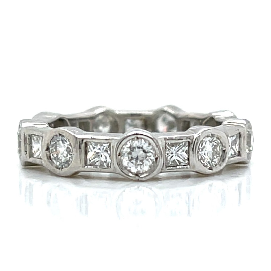 Platinum 2.15 Ct. Diamond Eternity Band (1 of 3)