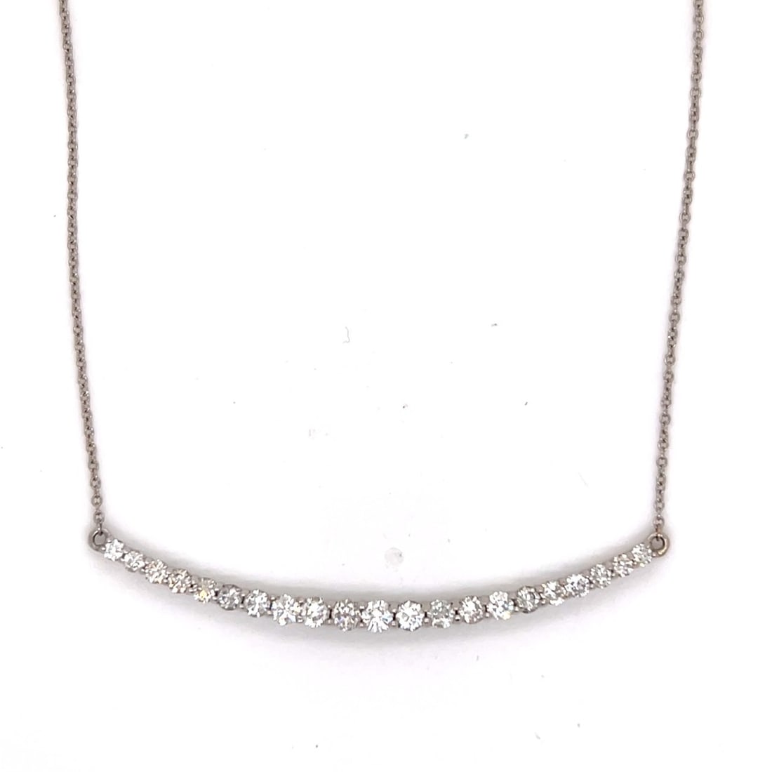 18K White Gold 1.35 Ct. Diamond Necklace (1 of 5)