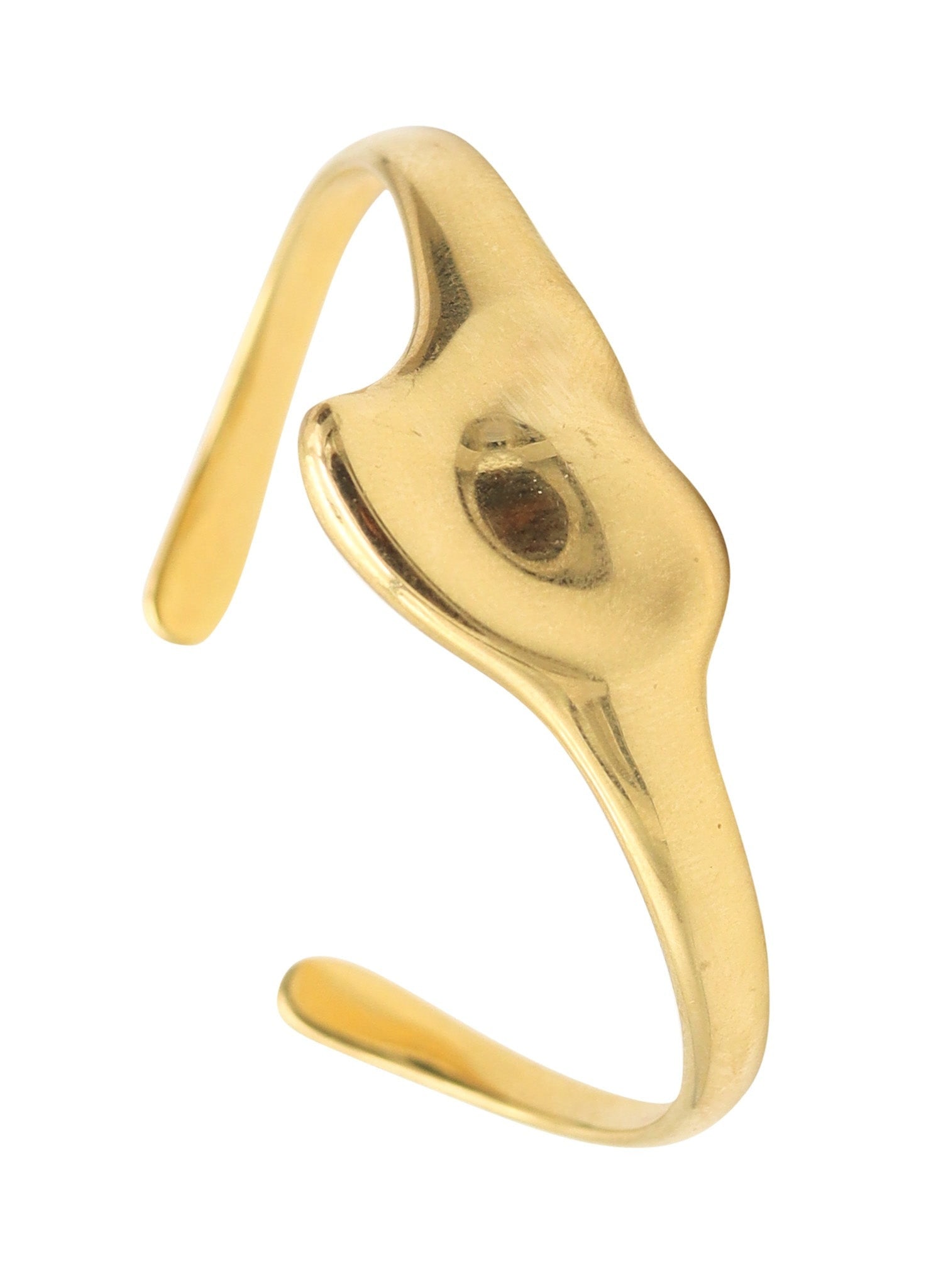 TIFFANY & CO. 1980 Elsa Peretti Free Forms Cuff Bracelet In Solid 18Kt Yellow Gold (1 of 6)