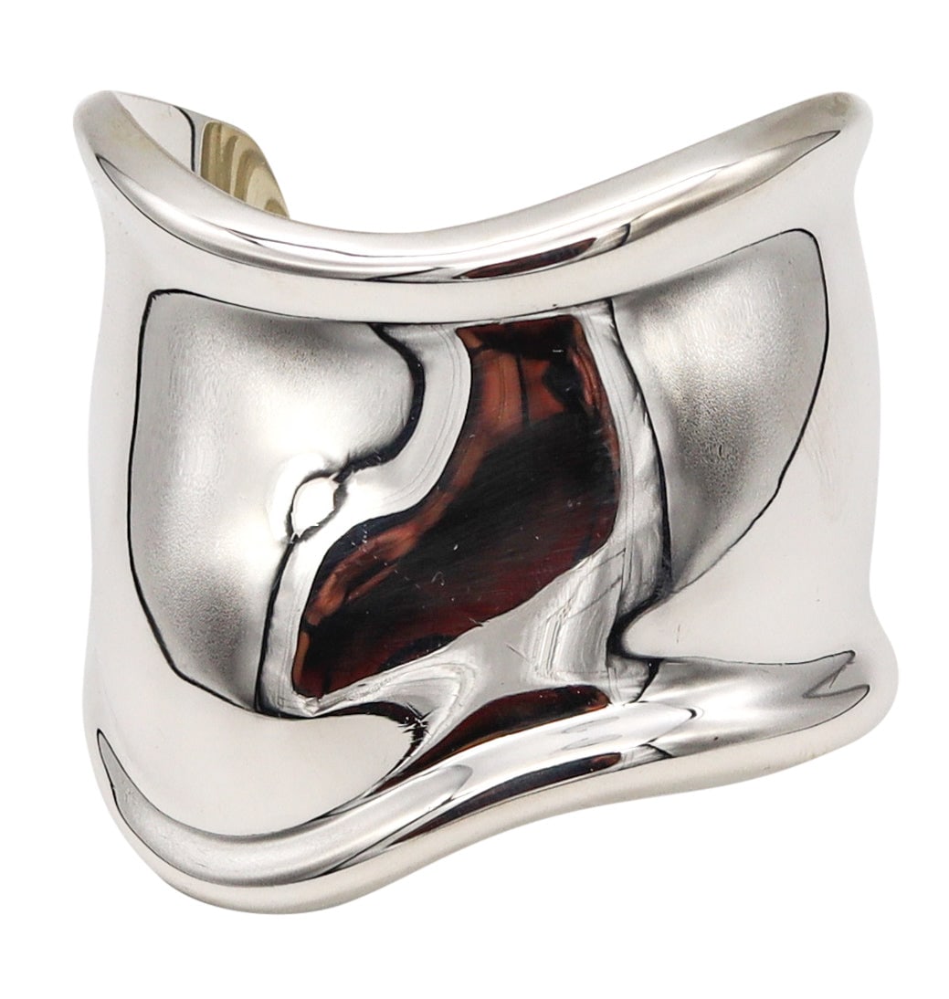 TIFFANY & CO. 1980 Elsa Peretti Vintage RIGHT Bone Cuff In .925 Sterling Silver (1 of 6)