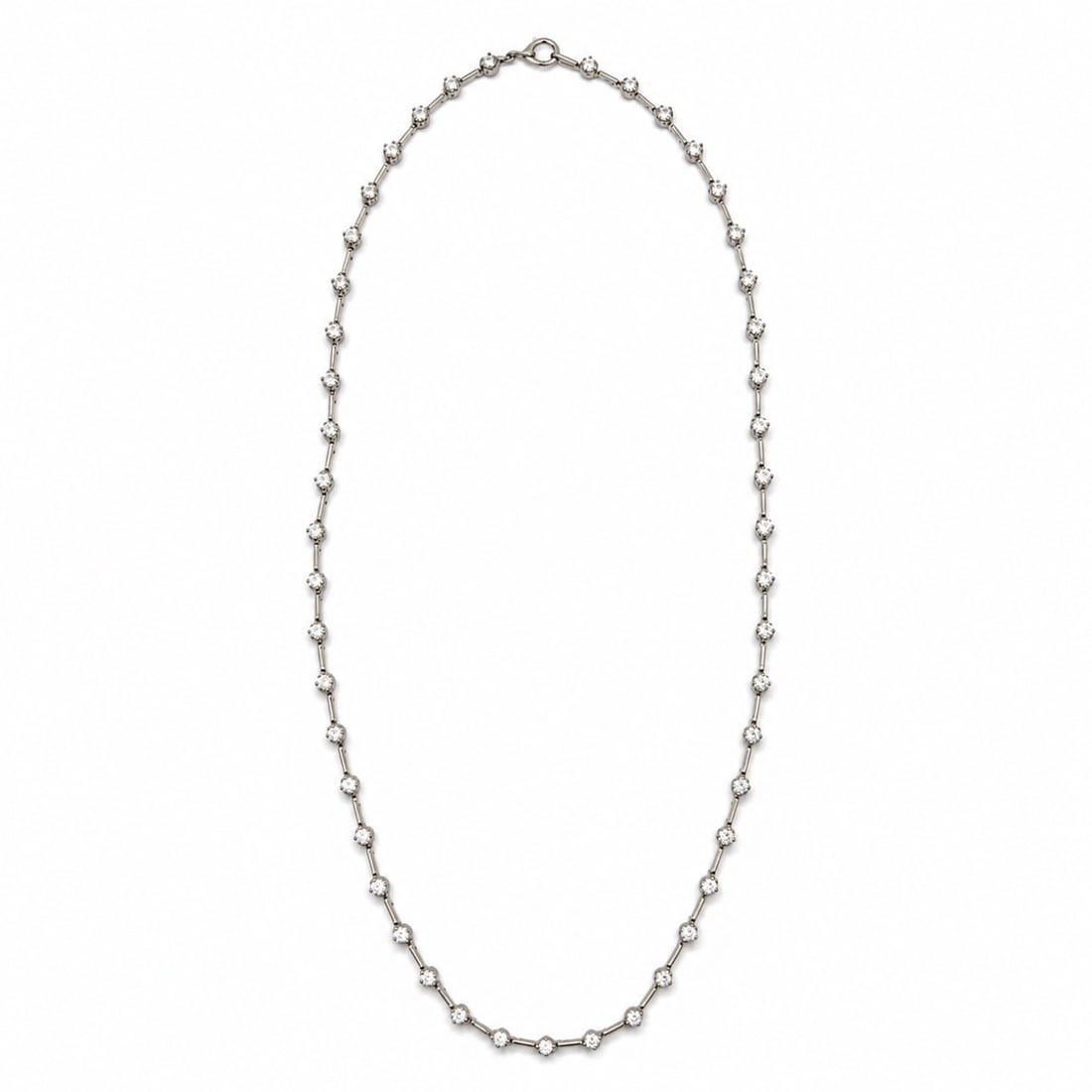 Platinum Necklace with 3.40 CTW in Diamond (1 of 3)