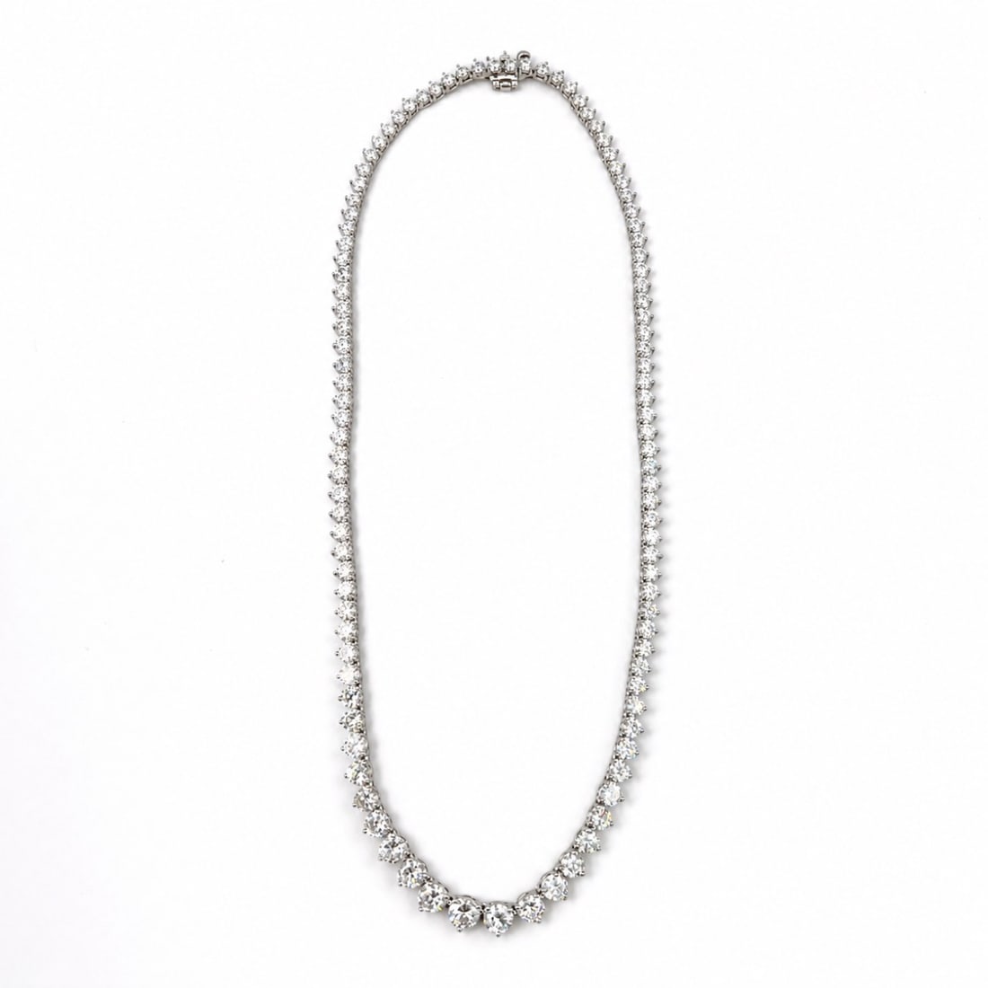 14K White Gold Necklace with 18.40 CTW in Diamond (1 of 4)