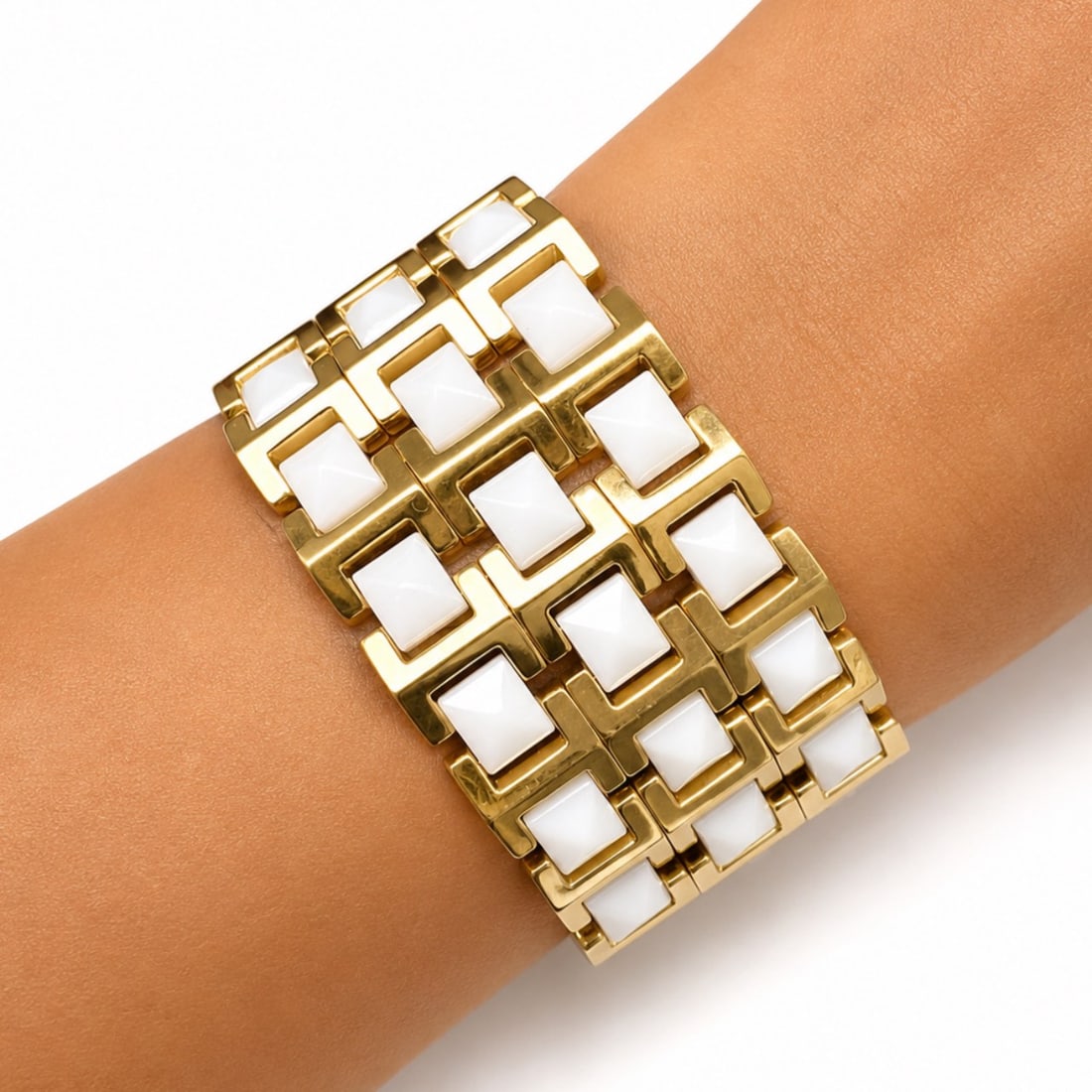 VERSACE 18K Yellow Gold Bracelet (1 of 4)