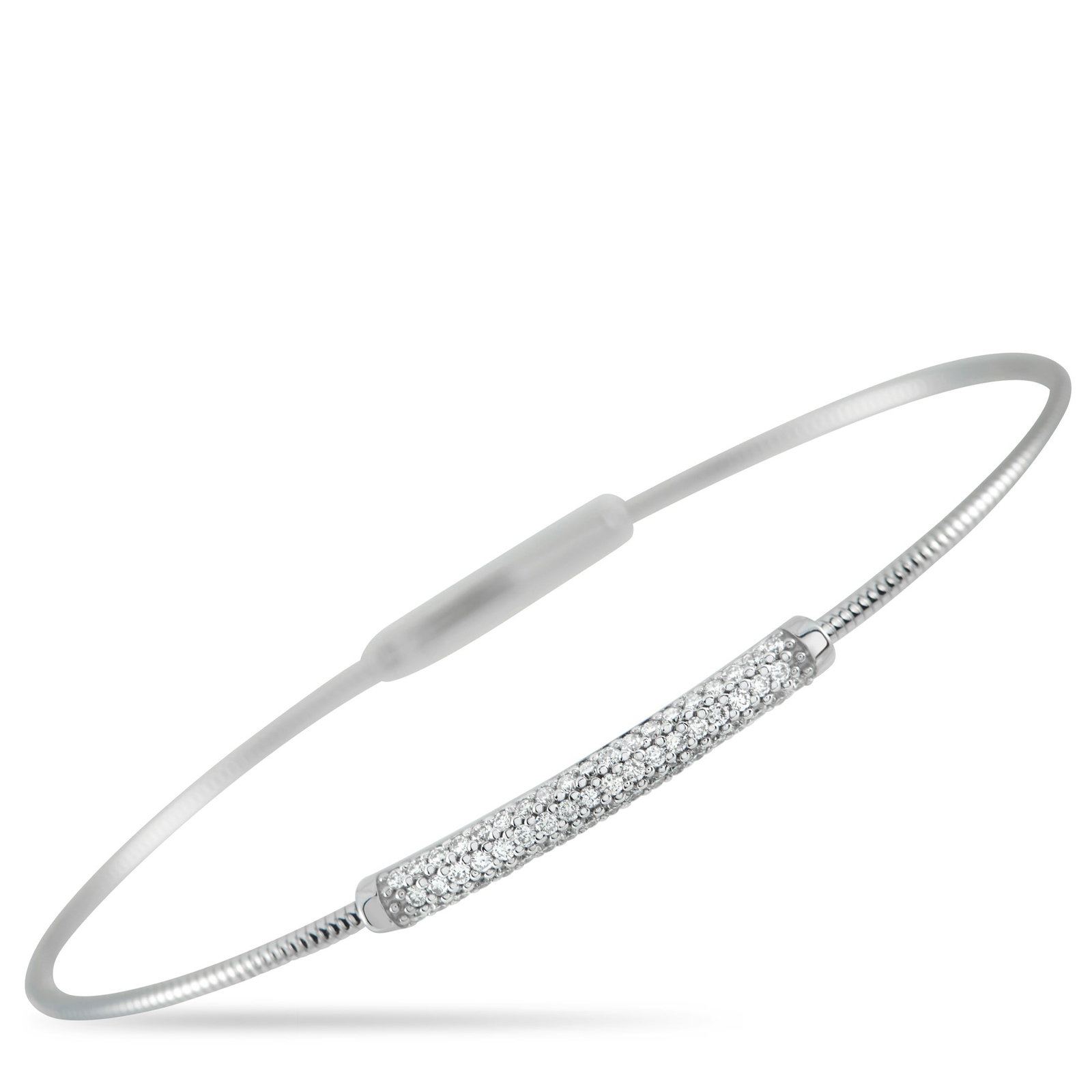 14K White Gold 0.37ct Diamond Bracelet (1 of 6)