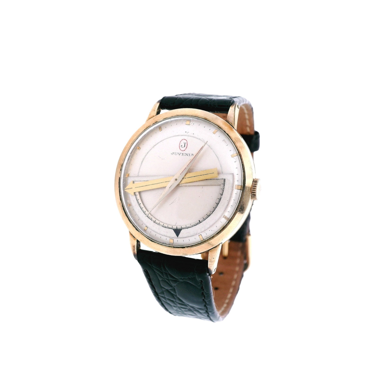 1960s Juvenia “Architect / Protractor” Gold-Filled Wristwatch, 34.5mm (1 of 6)