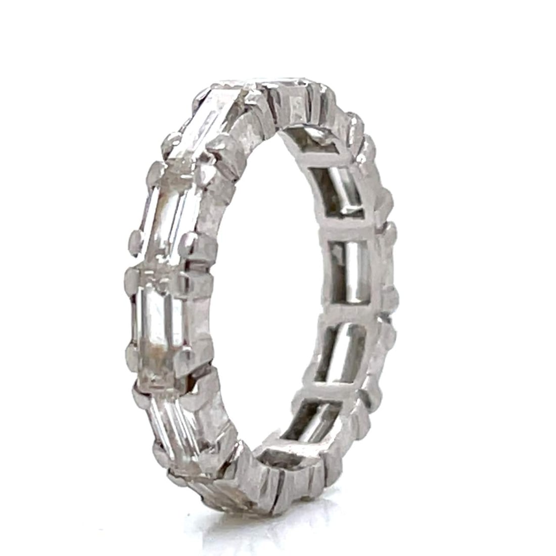 Art Deco Platinum 2.50 Ct. Diamond Eternity Band (1 of 7)