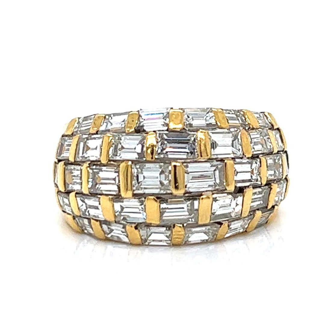18K Yellow Gold Ring with 4.20 CTW in Diamond (1 of 5)