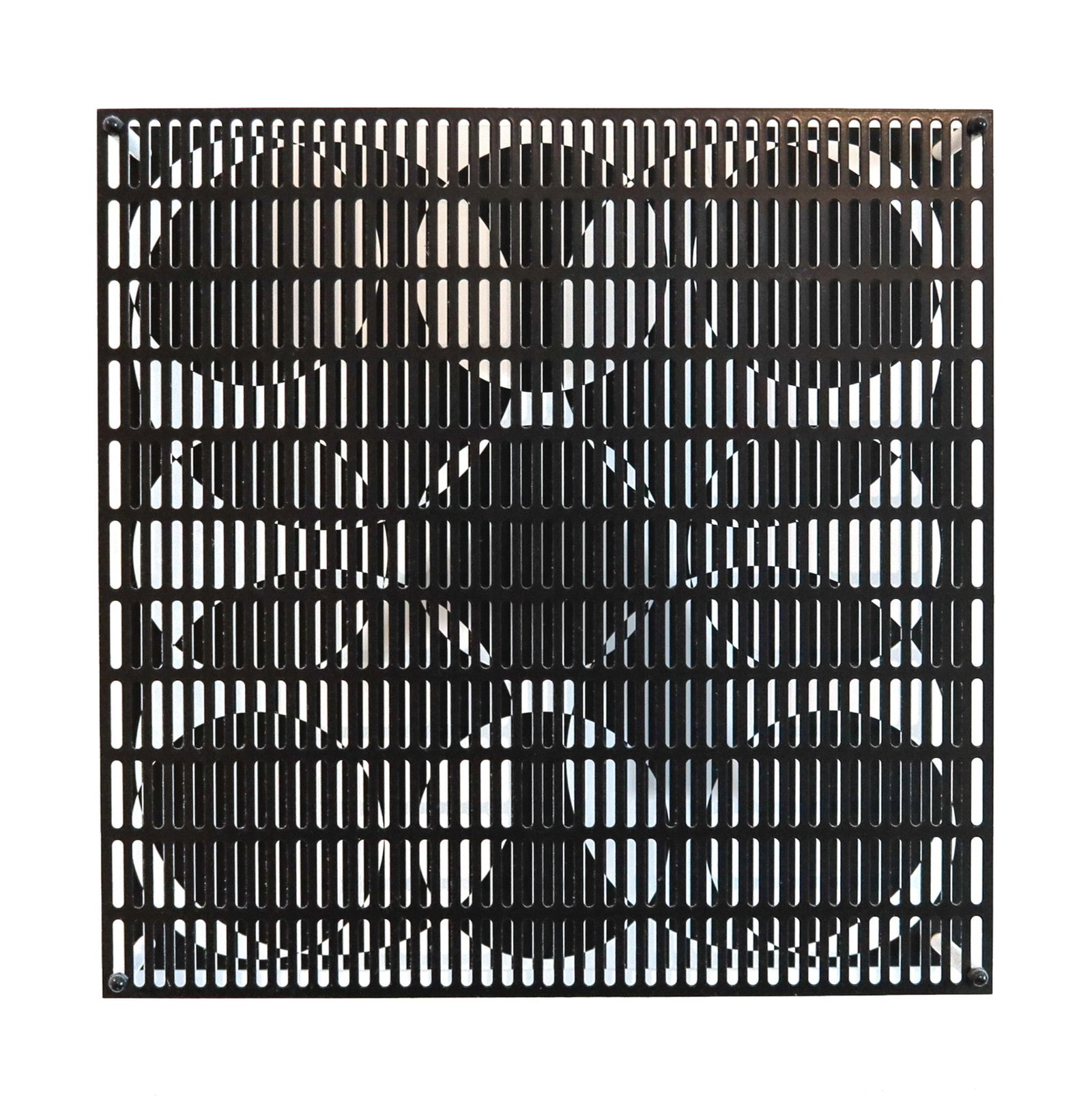 ANTONIO ASIS Paris 2010 "Vibration 4 Grands 9 Petits" Op-Art Wall Sculpture (1 of 12)