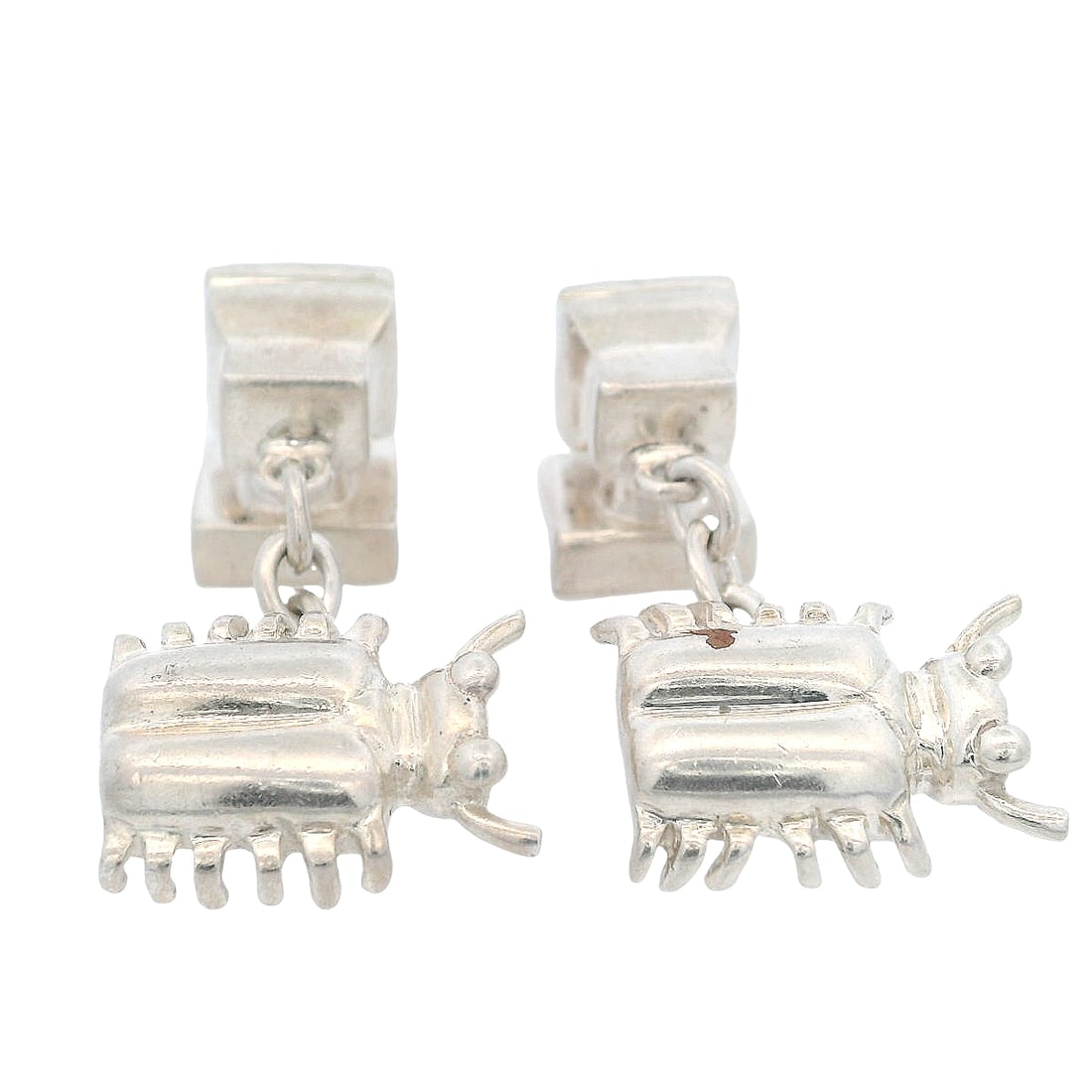 Rare Solid Sterling Silver Cufflinks - 2