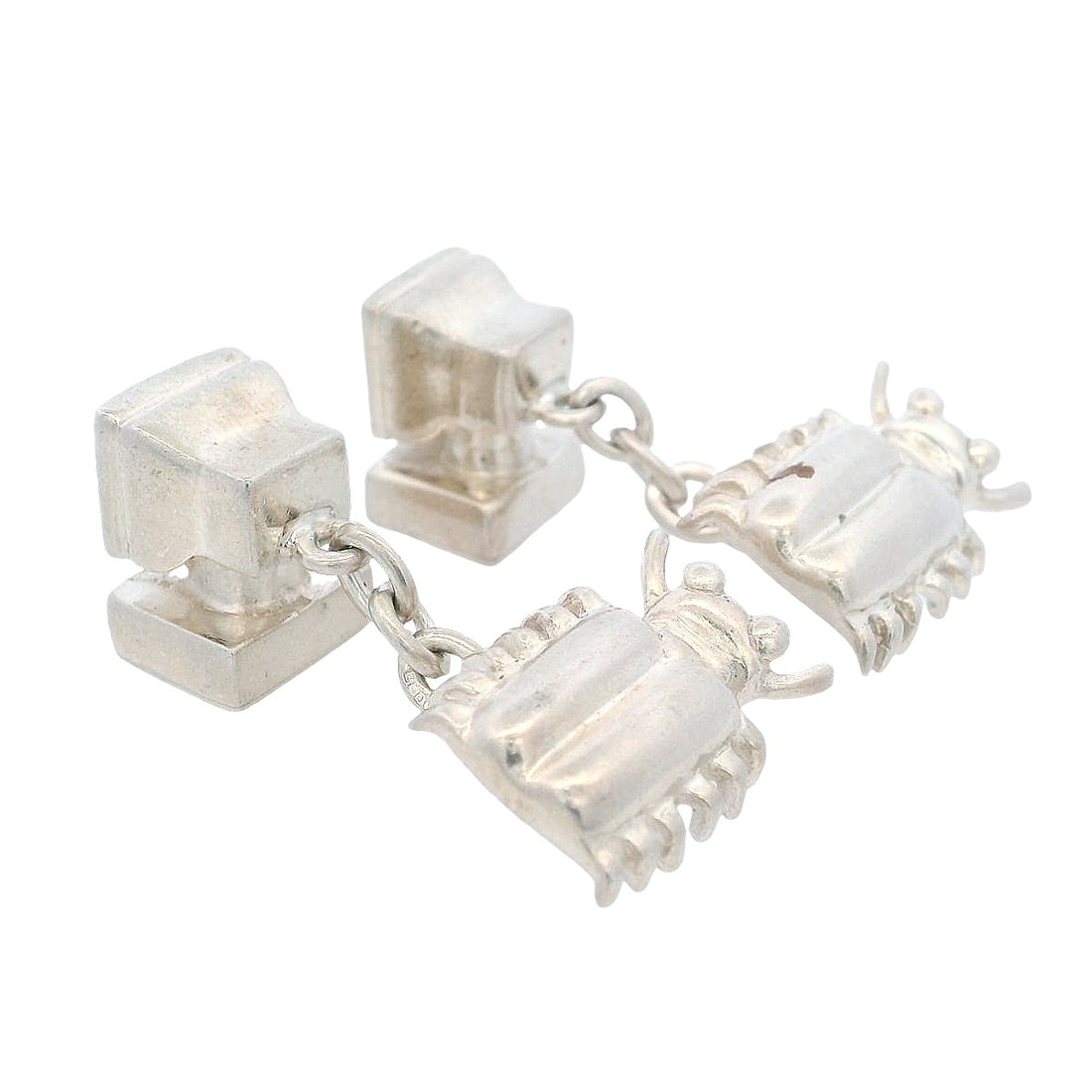 Rare Solid Sterling Silver Cufflinks - 3