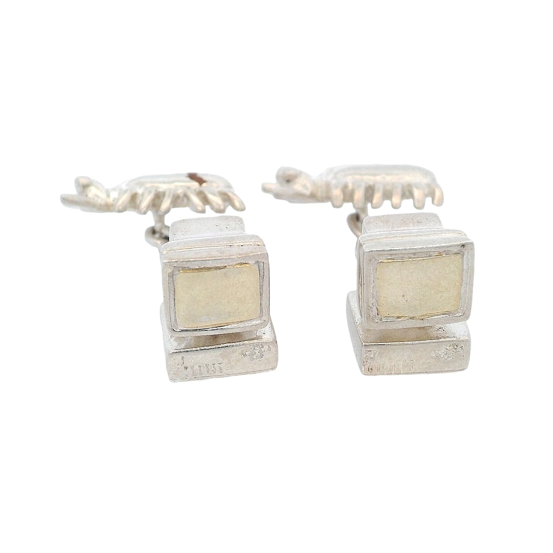 Rare Solid Sterling Silver Cufflinks - 5
