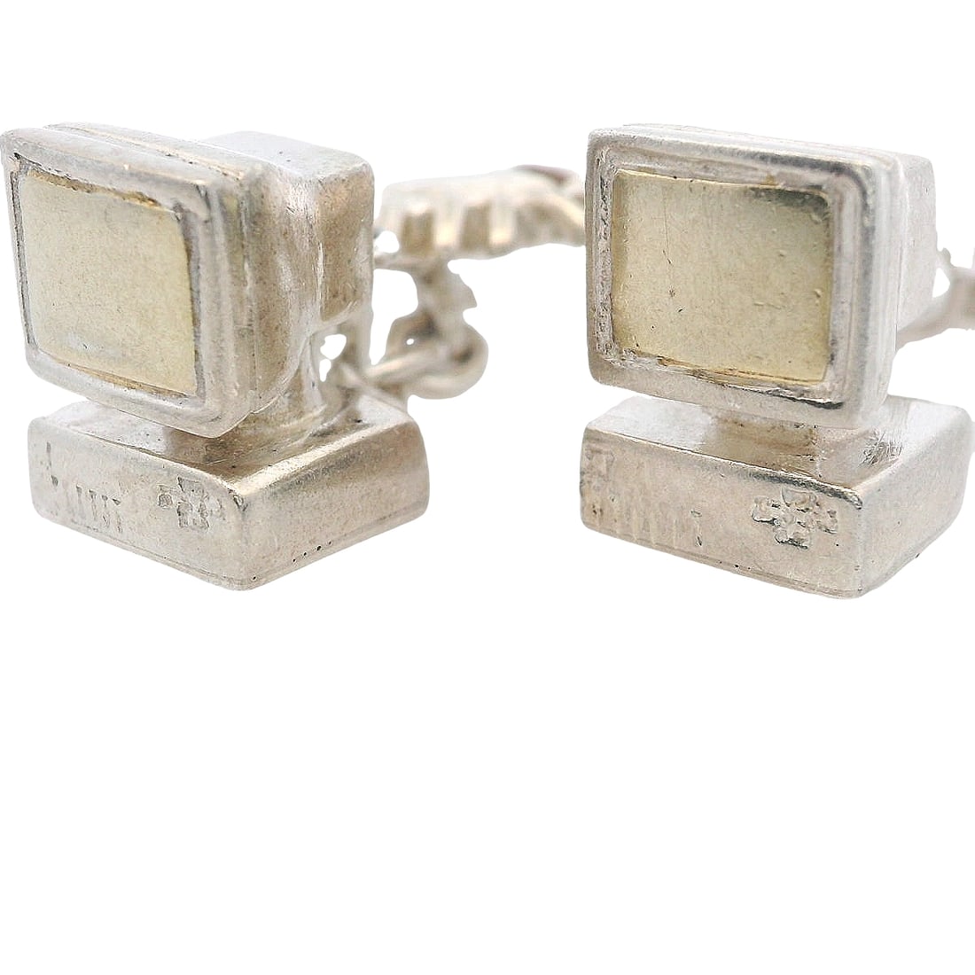 Rare Solid Sterling Silver Cufflinks - 7