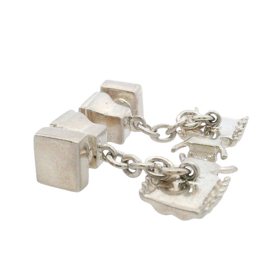 Rare Solid Sterling Silver Cufflinks - 8
