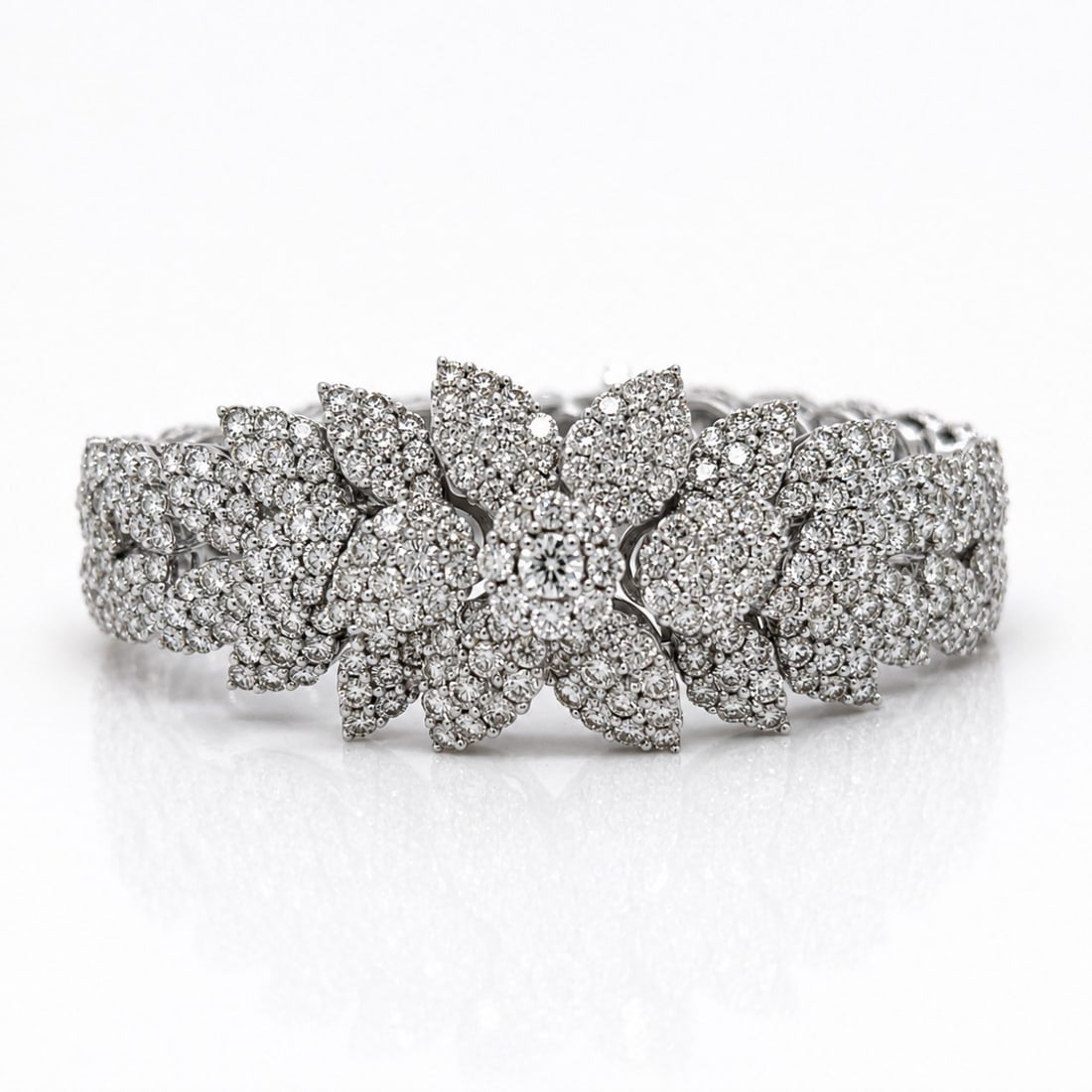 18K White Gold Bracelet with 19.82 CTW in Diamonds (1 of 5)