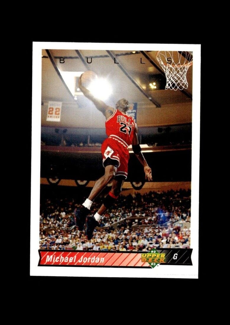 1992-93 Upper Deck Michael Jordan Chicago Bulls #23 Basketball Card (1 of 2)