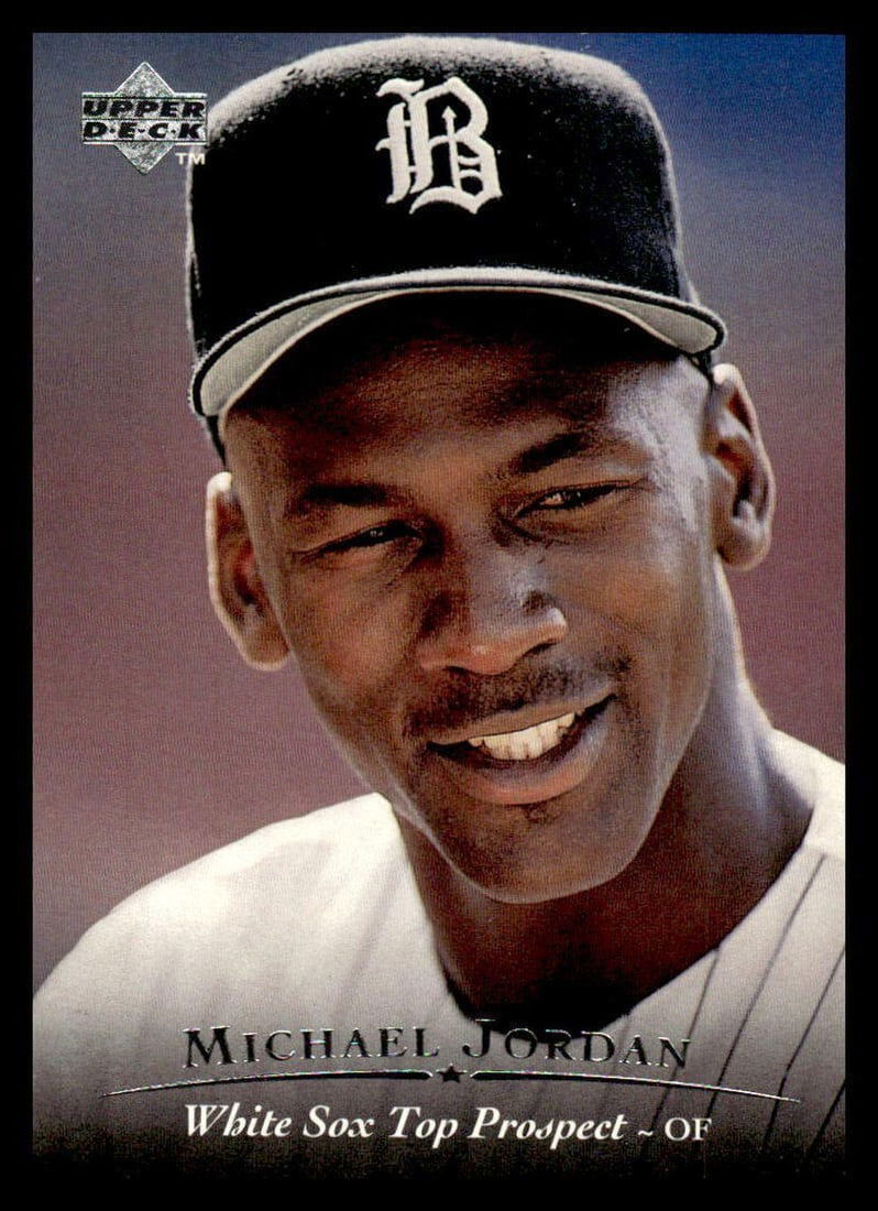 1995 Upper Deck Michael Jordan Minor League Chicago White Sox Top Prospect #45 Baseball Card (1 of 2)