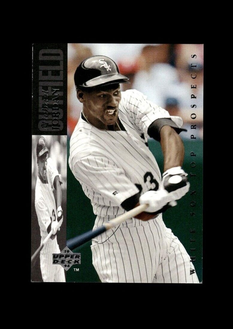 1993 Upper Deck Michael Jordan Top Prospects Chicago White Sox RC #MJ23 Baseball Card (1 of 2)