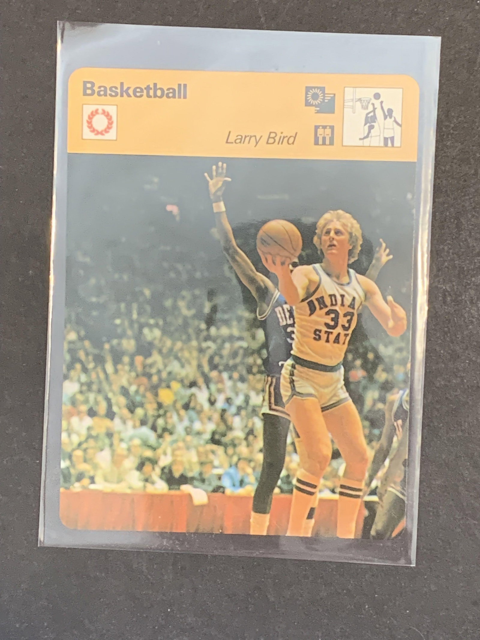 1979 Larry Bird Indiana State Boston Celtics College Basketball Rookie Card #74-18 (1 of 2)