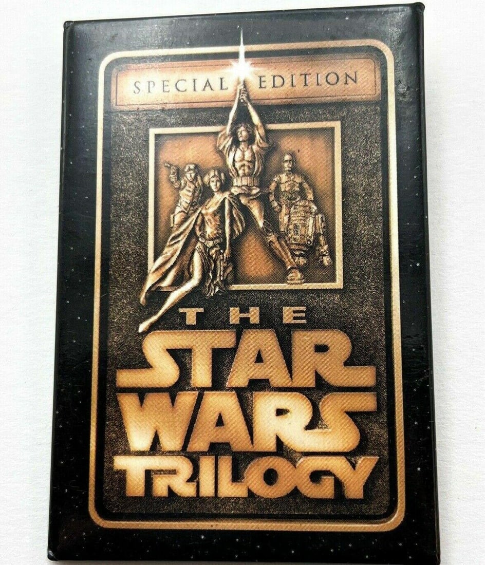 1996 Star Wars Trilogy Special Edition 20th Century Fox Movie Prom Pin Button (1 of 2)